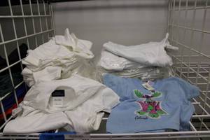 lot 225 image: NEW Kids T-Shirts Colorado Moose Design and Lots of Plain White (approx. 50) Size 12 Months