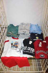 lot 232 image: NEW Kids T-Shirts XS 2-4 years - Generous Assortment of Colorado Designs