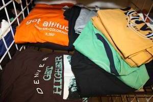lot 245 image: NEW Adult Clothing  Size L - Colorado T-Shirts, Plain Gray Tank Tops