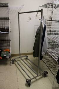 lot 273 image: Rolling Clothes Rack see pictures