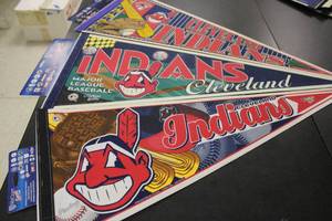lot 255 image: Cleveland Indians Pennants