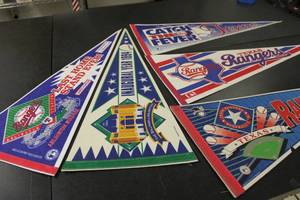 lot 259 image: Texas Rangers Pennants