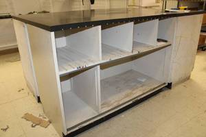lot 221 image: Storage Cabinet with Laminate Top 4Ft. X 2Ft. X 34