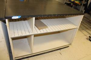 lot 223 image: Storage Cabinet with Laminate Top 4Ft. X 2Ft. X 34