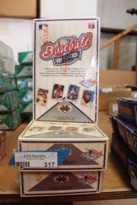 lot 317 image: Baseball Cards Upper Deck The Collectors Choice 1991 - 3 Boxes