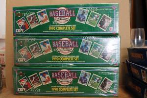 lot 321 image: Baseball Cards Upper Deck The Collectors Choice 1990 - 3 Boxes