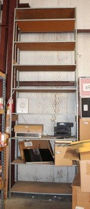lot 364 image: 9-Shelf Industrial Rack CONTENTS NOT INCLUDED - PICKUP MONDAY AFTER 3 OR TUESDAY