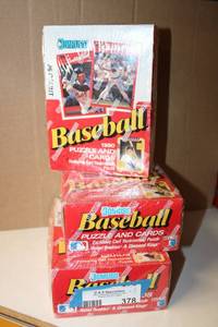 lot 378 image: Baseball Cards Donruss 1990 - 3 Boxes