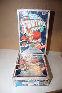 lot 387 image: NFL Trading Cards Upper Deck 1991  - 2 Boxes