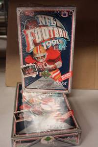 lot 398 image: NFL Trading Cards Upper Deck 1991  - 2 Boxes