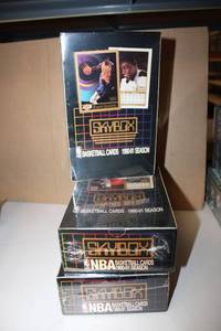lot 391 image: NBA Basketball Cards 1990-1991 Skybox - 3 Boxes