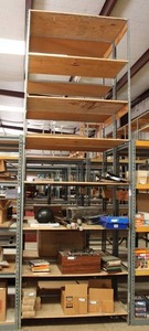 lot 403 image: 8-Shelf Industrial Shelving CONTENTS NOT INCLUDED - PICKUP MONDAY AFTER 3 OR TUESDAY