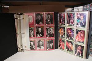 lot 405 image: 2 Binders full of Trading Cards
