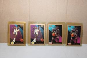 lot 400 image: Skybox Laminated Cards  Tim Hardaway and David Robinson (2 of Each)