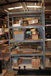 lot 406 image: 5-Shelf Muscle Rack Shelving CONTENTS NOT INCLUDED - PICKUP MONDAY AFTER 3 OR TUESDAY