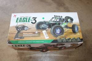 lot 435 image: Desert Eagle-3 Remote Control Truck and Remote as shown