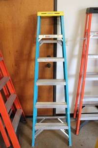 lot 486 image: One Werner 6 Ft. Ladder