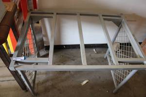 lot 503 image: Metal Table Frame (Missing Glass Top)