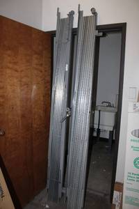 lot 507 image: Folding Security Gate with Lock and Key