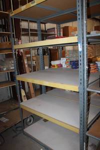 lot 559 image: 5-Shelf Muscle Rack Shelving CONTENTS NOT INCLUDED - PICKUP MONDAY AFTER 3 OR TUESDAY