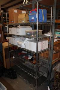 lot 569 image: 6-Shelf Wire Metro Rack CONTENTS NOT INCLUDED
