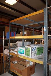lot 567 image: 5-Shelf Muscle Rack Shelving CONTENTS NOT INCLUDED - PICKUP MONDAY AFTER 3 OR TUESDAY