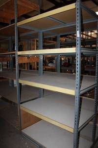 lot 565 image: 5-Shelf Muscle Rack Shelving CONTENTS NOT INCLUDED - PICKUP MONDAY AFTER 3 OR TUESDAY