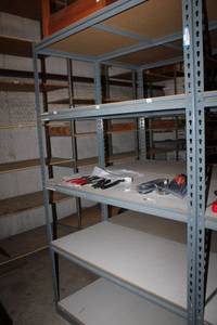 lot 606 image: 5-Shelf Muscle Rack Shelving CONTENTS NOT INCLUDED - PICKUP MONDAY AFTER 3 OR TUESDAY