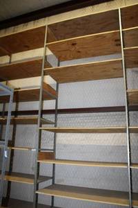 lot 587 image: 3-Sections of Industrial Shelving Units (Contents not Included) - PICKUP MONDAY AFTER 3 OR TUESDAY