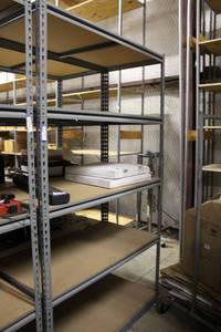 lot 615 image: 5-Shelf Muscle Rack Shelving CONTENTS NOT INCLUDED - PICKUP MONDAY AFTER 3 OR TUESDAY