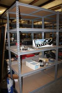 lot 622 image: 5-Shelf Muscle Rack Shelving CONTENTS NOT INCLUDED - PICKUP MONDAY AFTER 3 OR TUESDAY
