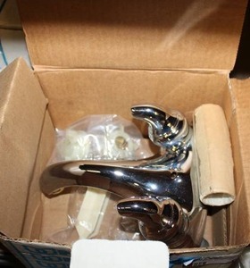 lot 626 image: Two Moen Chrome Faucets still in Boxes