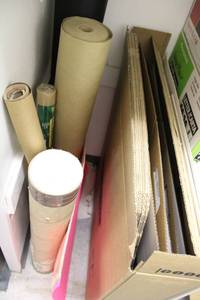 lot 130 image: Shipping Envelopes, Brown Paper Rolls, Shipping Boxes