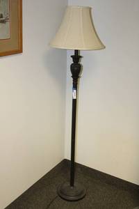 lot 72 image: 5 Ft. Tall Floor Lamp with Shade
