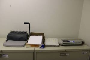 lot 75 image: ibico Laminator with Laminating Sheets and GBC CombBind C100 with Binding Rings
