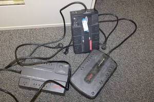 lot 81 image: 3 Battery Backup Surge Protectors