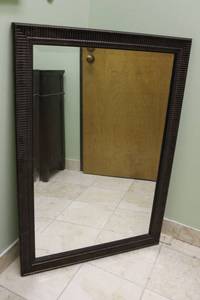 lot 90 image: Framed Beveled Glass Mirror 29W x 41 T
