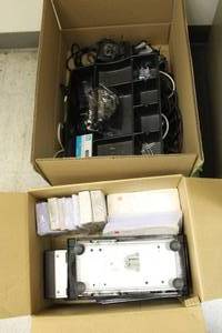 lot 135 image: Carbon Copy Credit Card Processors and Receipts, Drawer Organizer and Cables