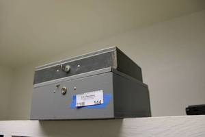lot 144 image: 2 Metal Lock Boxes