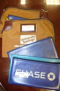 lot 171 image: Bank Money Bags - Zippered and Locking
