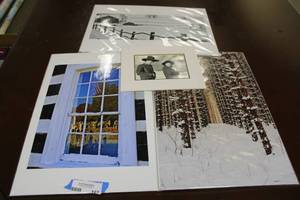 lot 167 image: Wall Art Photograph Prints - Nature Scenes and Ansel Adams Black & White Print of Georgia OKeeffe & Orville Cox