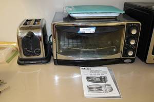 lot 177 image: Oster Toaster Oven, and Bagel Size Toaster