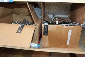 lot 802 image: Metal Display Hooks - 2 Boxes