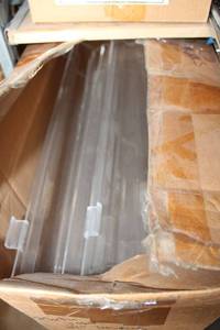lot 805 image: Plastic J Hook 24 Display Trays - 1 Box