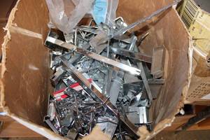 lot 812 image: Misc. Slat Wall Metal Brackets as shown