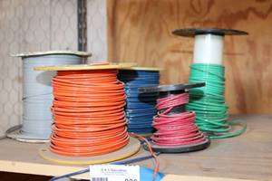 lot 826 image: Wire Spools as shown