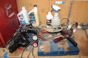 lot 840 image: Soldering Guns, Oil Filter Tools, Ratchet Tool Set