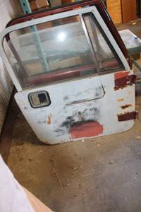 lot 908 image: 2 Car Doors for 1980s Jeep CJ Wrangler