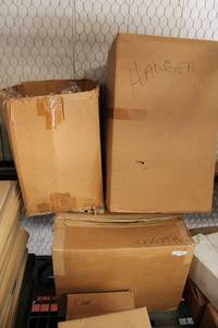 lot 925 image: Plastic Hangers with Hook - 3 Boxes