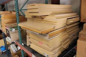 lot 926 image: Pallet full of Wooden Shelves